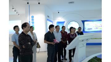 广西J9集团钻研生结合造就基地示范建设项目互查组莅临公司调研